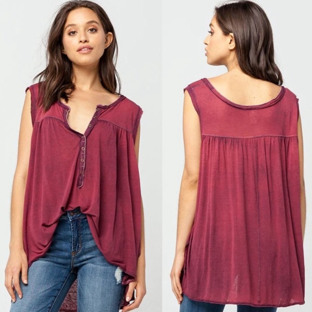 Free People We The Free Hudson Henley Tank